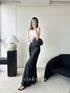 Satin Long Skirt